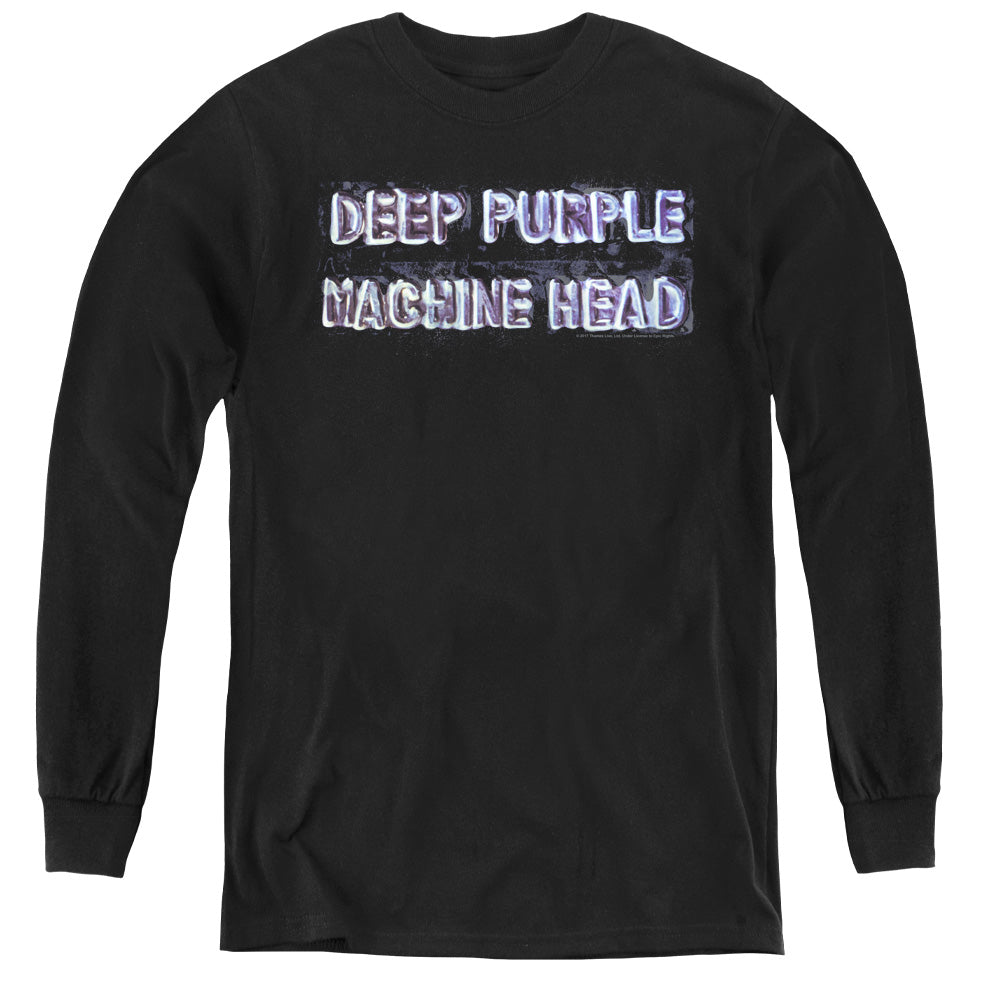 Deep Purple Machine Head Long Sleeve Kids Youth T Shirt Black