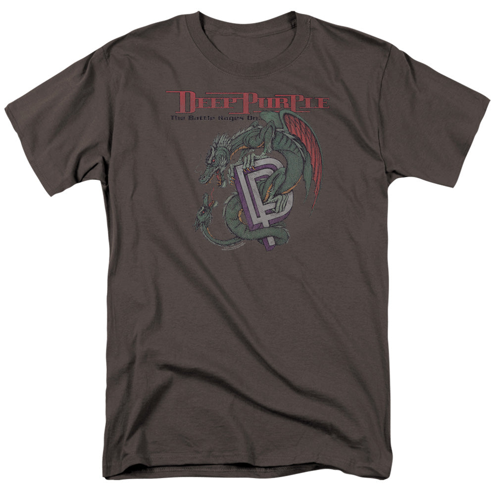 Deep Purple The Battle Rages On Mens T Shirt Charcoal