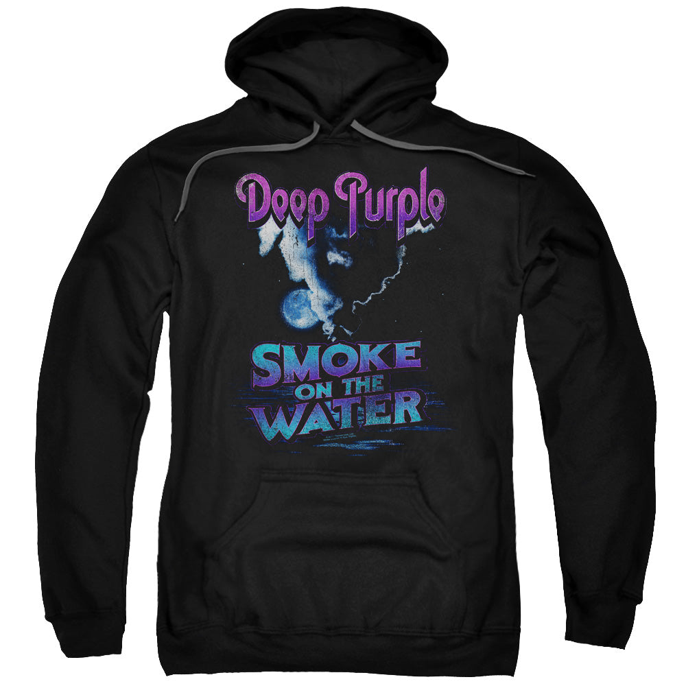 Deep Purple Smokey Water Mens Hoodie Black