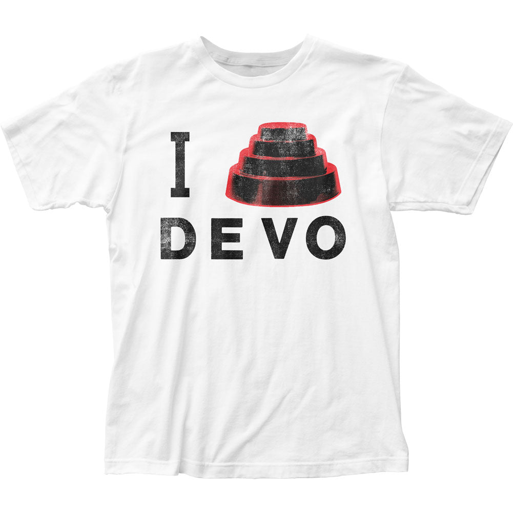 Devo I Dome DEVO Mens T Shirt White