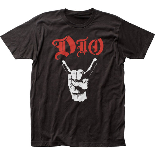 DIO Devil Horns Mens T Shirt Black