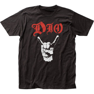 DIO Devil Horns Mens T Shirt Black