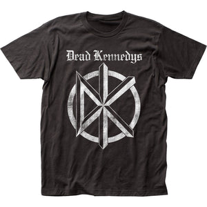 Dead Kennedys Distressed Old English Logo Mens T Shirt Black