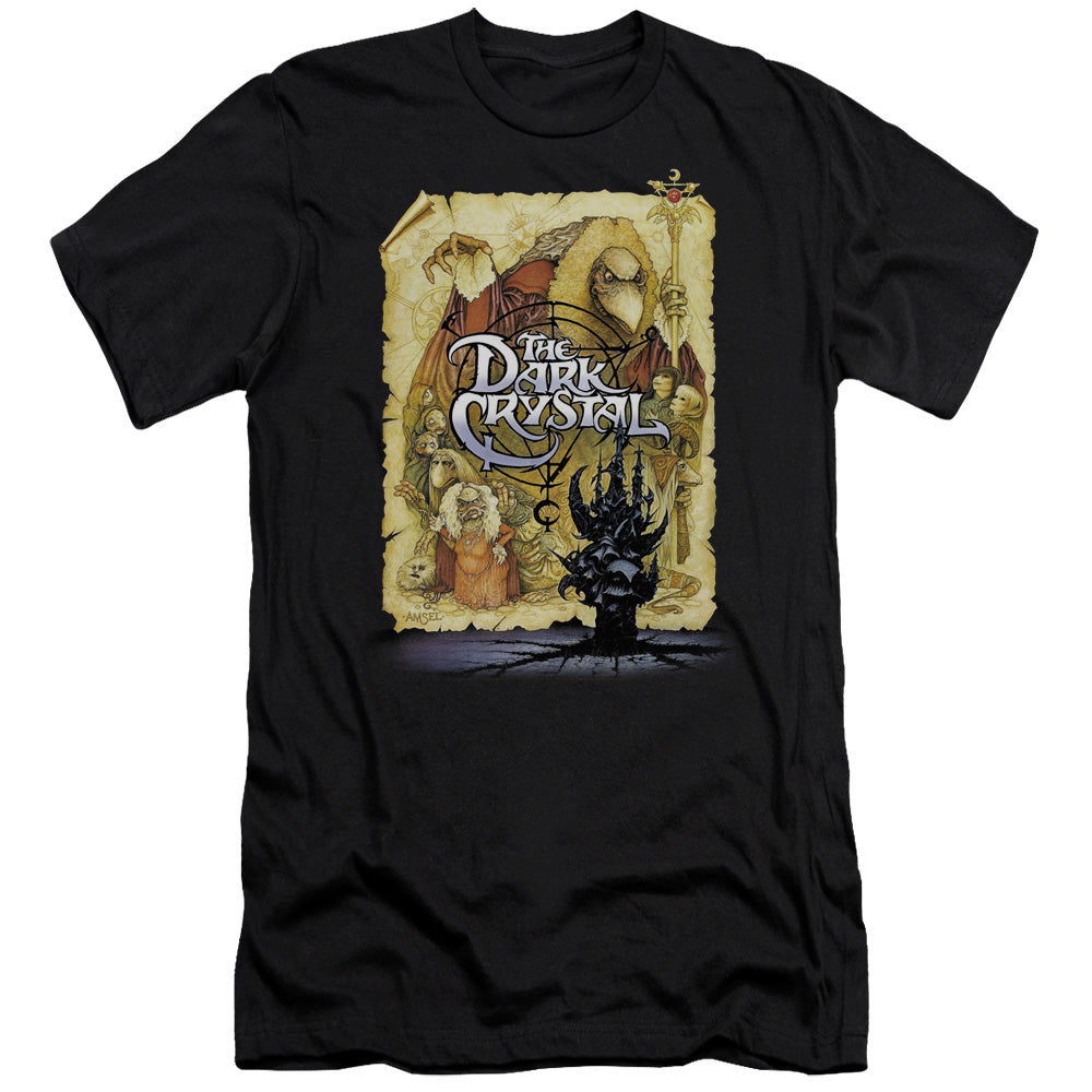 The Dark Crystal Poster Premium Bella Canvas Slim Fit Mens T Shirt Black