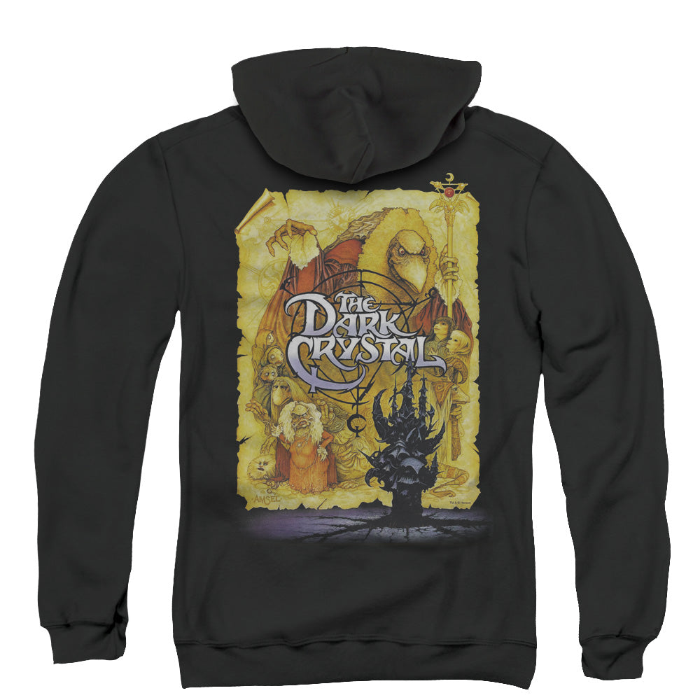 The Dark Crystal Poster Back Print Zipper Mens Hoodie Black