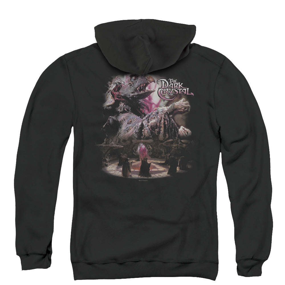 The Dark Crystal Power Mad Back Print Zipper Mens Hoodie Black