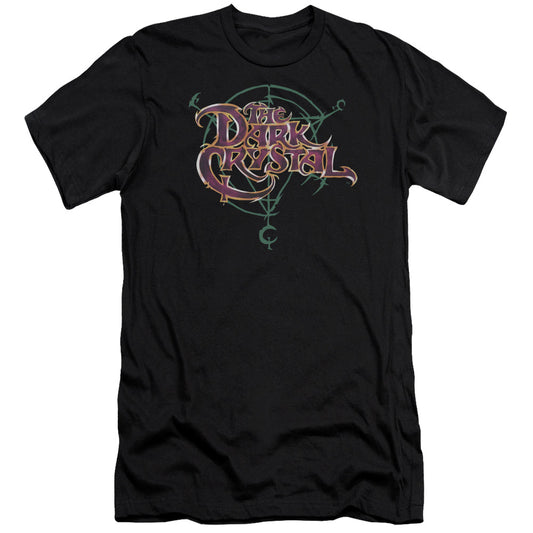 The Dark Crystal Symbol Logo Premium Bella Canvas Slim Fit Mens T Shirt Black