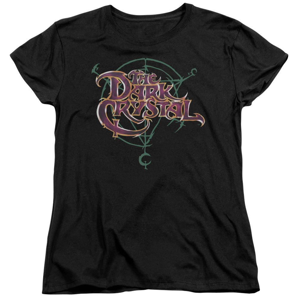 The Dark Crystal Symbol Logo Womens T Shirt Black