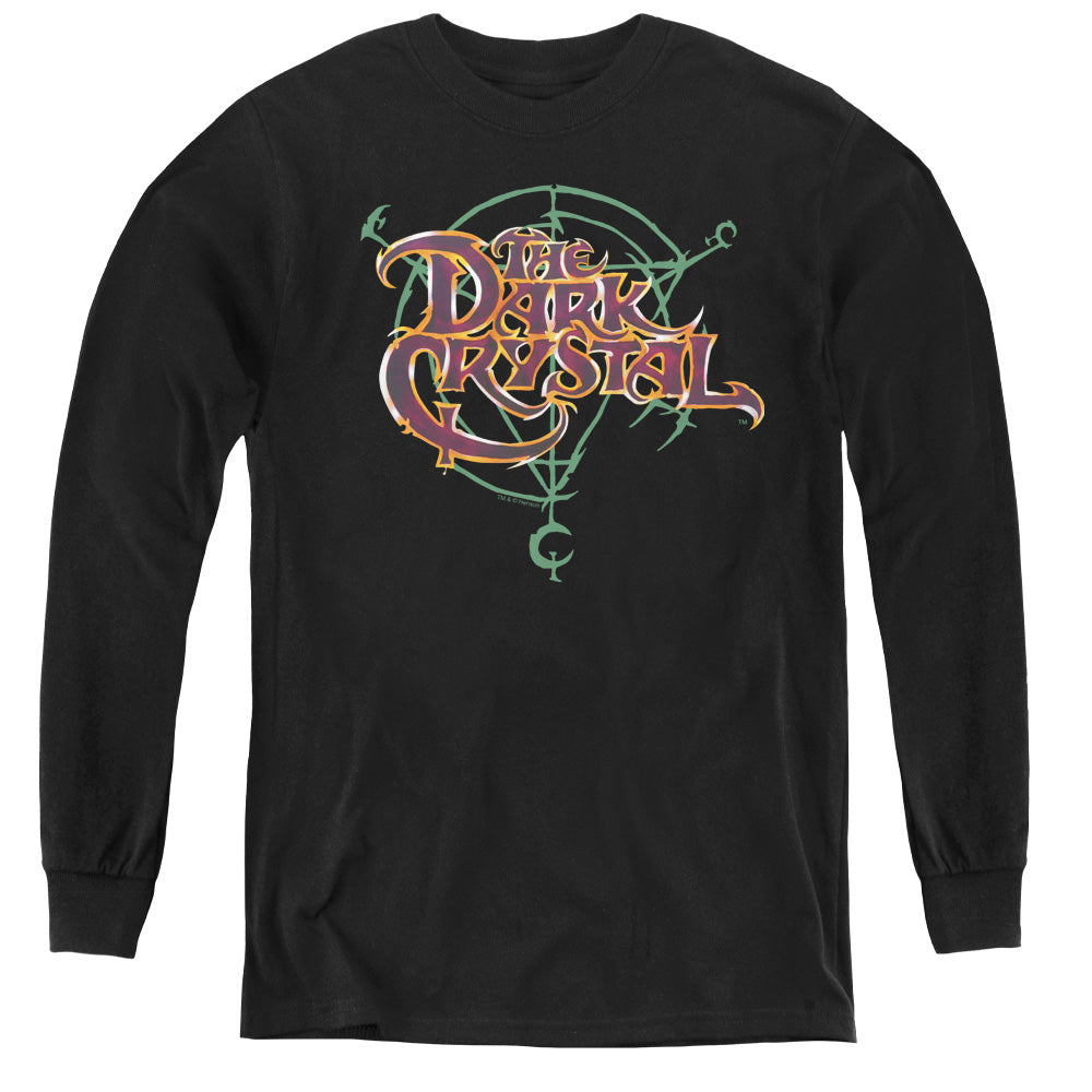 The Dark Crystal Symbol Logo Long Sleeve Kids Youth T Shirt Black