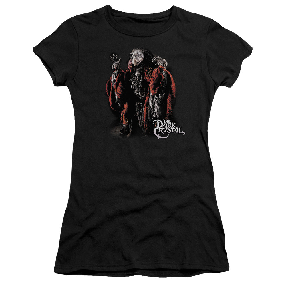 The Dark Crystal Skeksis 2 Junior Sheer Cap Sleeve Womens T Shirt Black