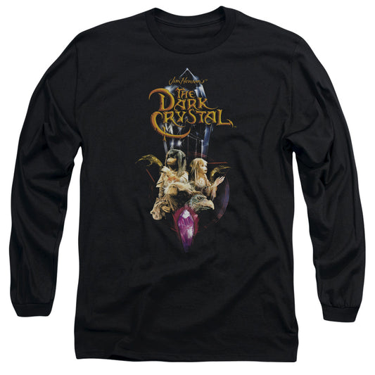 The Dark Crystal Crystal Quest Mens Long Sleeve Shirt Black