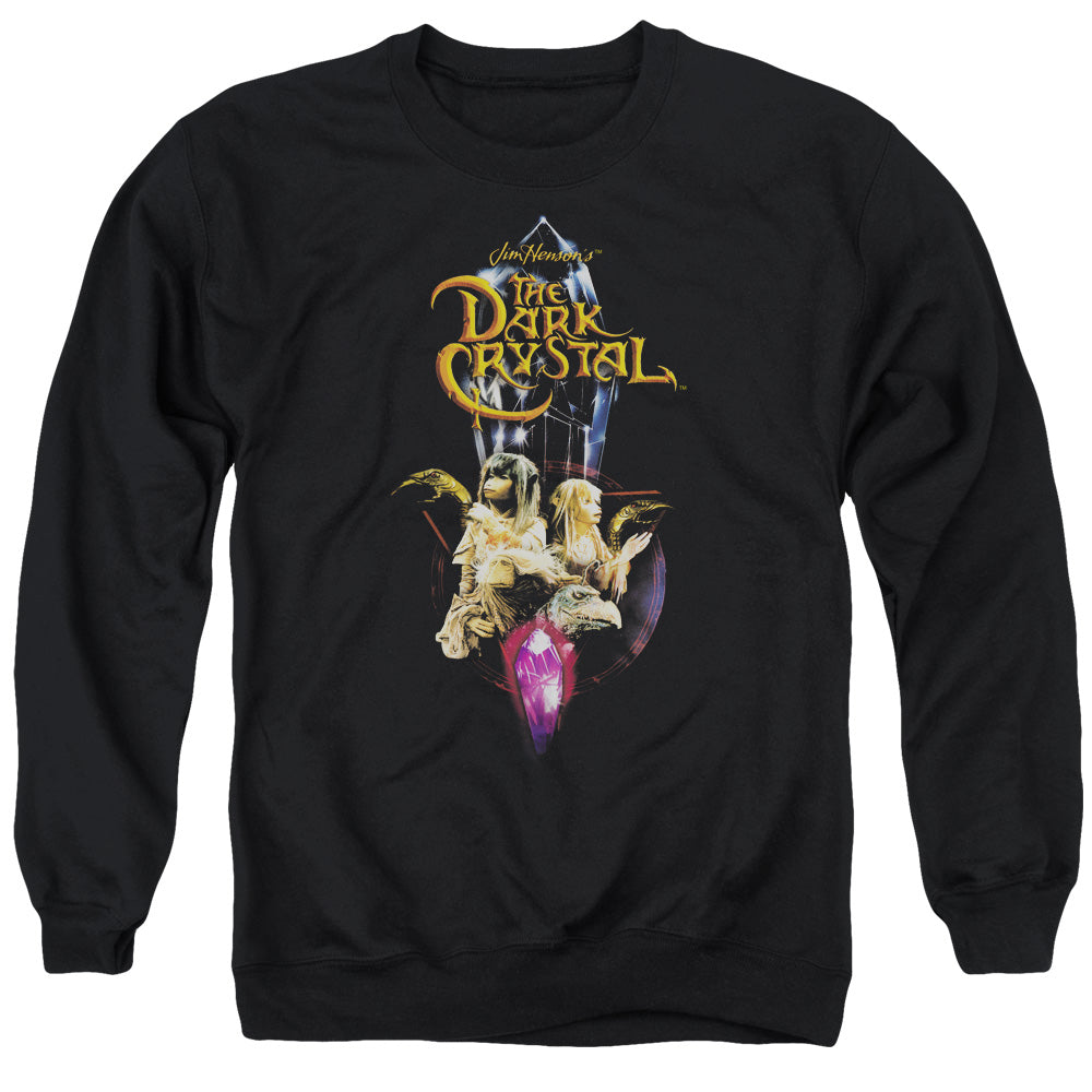 The Dark Crystal Crystal Quest Mens Crewneck Sweatshirt Black