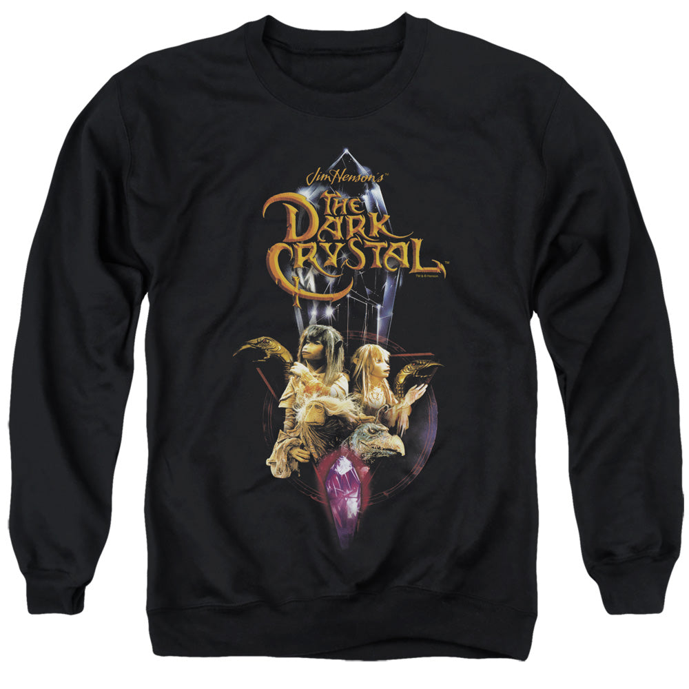 Dark Crystal Crystal Quest Mens Crewneck Sweatshirt Black Officially Licensed