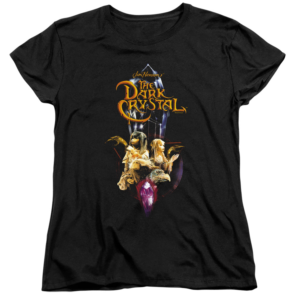 Dark Crystal Crystal Quest Womens T Shirt Black Officially Licensed