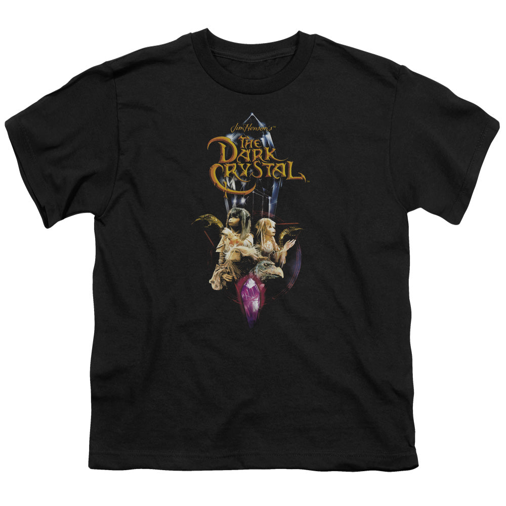 The Dark Crystal Crystal Quest Kids Youth T Shirt Black