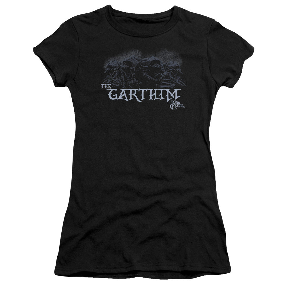 The Dark Crystal The Garthim Junior Sheer Cap Sleeve Womens T Shirt Black