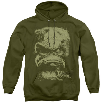 Dark Crystal Aughra Mens Hoodie Military Green Officially Licensed