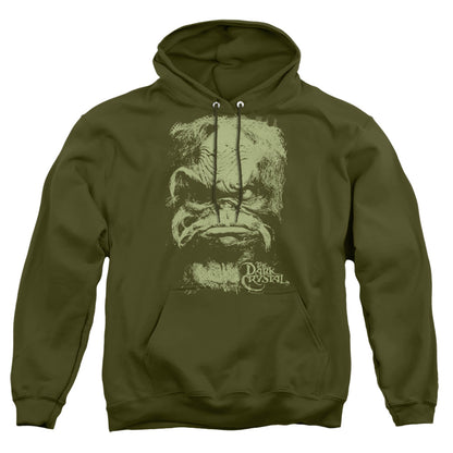 Dark Crystal Aughra Mens Hoodie Military Green Officially Licensed