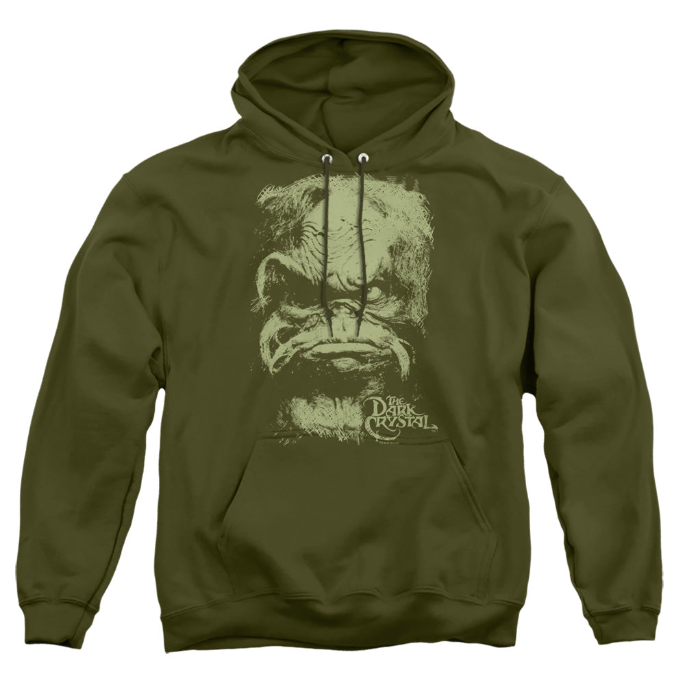 Dark Crystal Aughra Mens Hoodie Military Green Officially Licensed