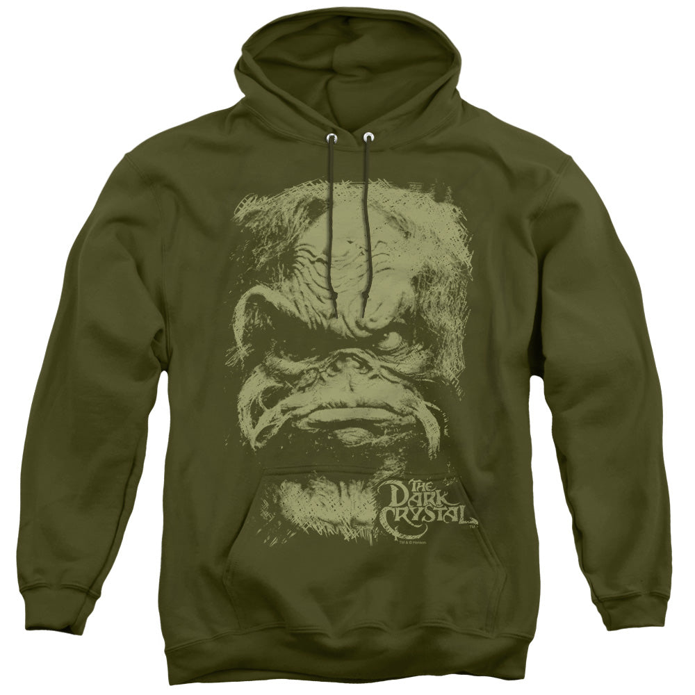 The Dark Crystal Aughra Mens Hoodie Military Green