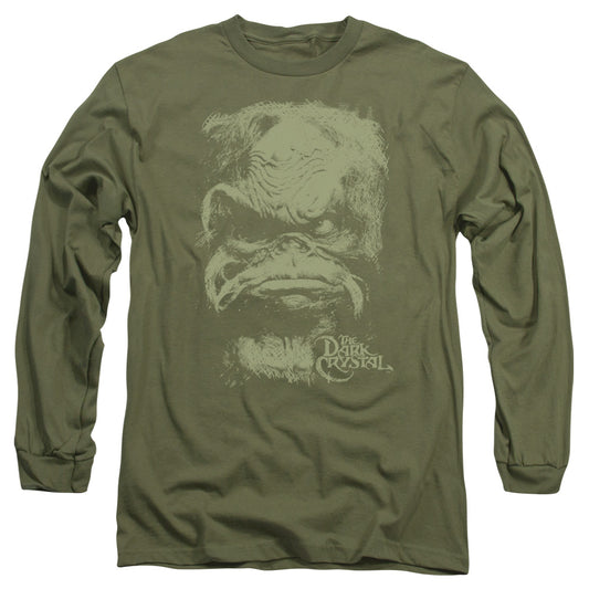 The Dark Crystal Aughra Mens Long Sleeve Shirt Military Green