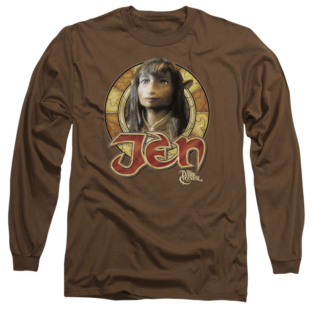 The Dark Crystal Jen Circle Mens Long Sleeve Shirt Coffee