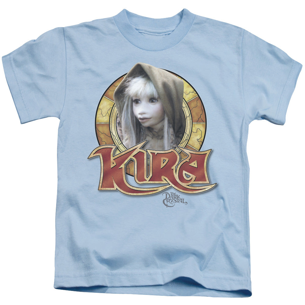 The Dark Crystal Kira Circle Juvenile Kids Youth T Shirt Light Blue