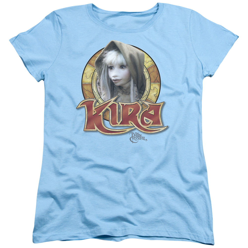 Dark Crystal Kira Circle Womens T Shirt Light Blue Officially Licensed