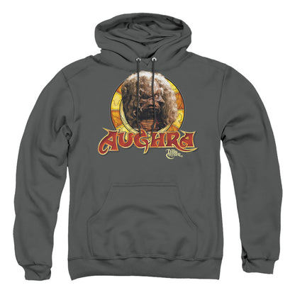 Dark Crystal Aughra Circle Mens Hoodie Charcoal Officially Licensed
