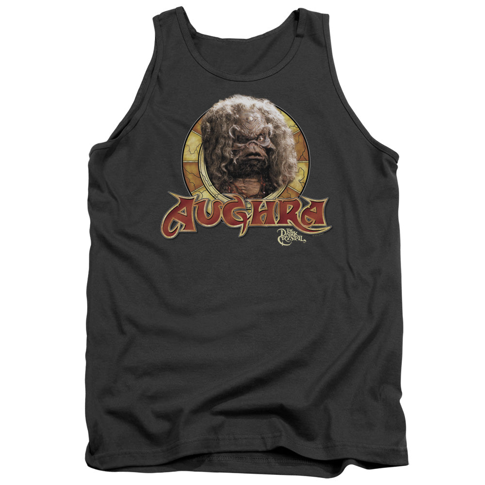 The Dark Crystal Aughra Circle Mens Tank Top Shirt Charcoal