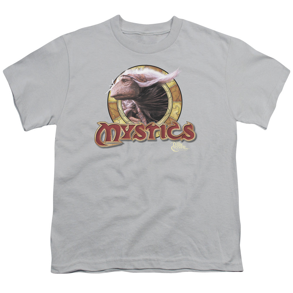 The Dark Crystal Mystics Circle Kids Youth T Shirt Silver