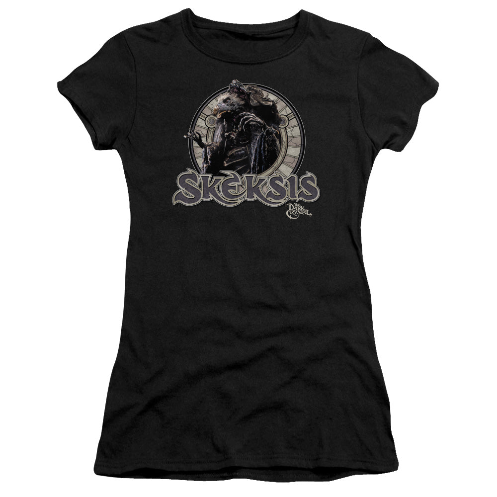 The Dark Crystal Skeksis Junior Sheer Cap Sleeve Womens T Shirt Black