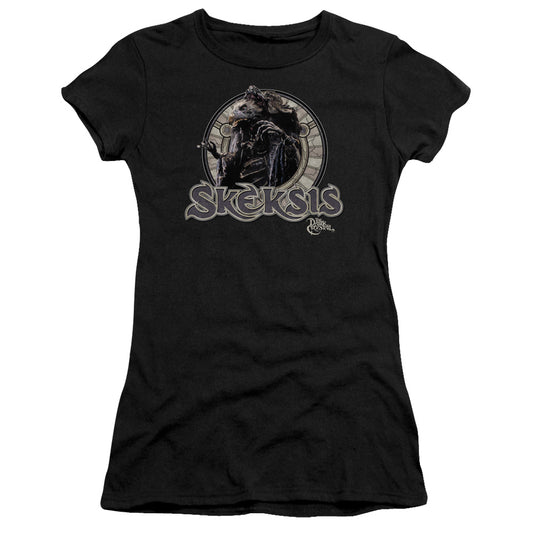 The Dark Crystal Skeksis Junior Sheer Cap Sleeve Womens T Shirt Black