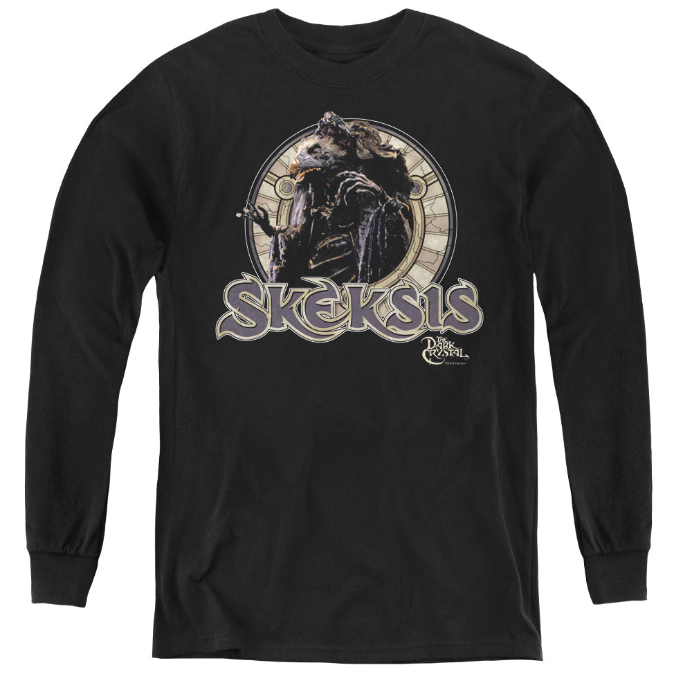 The Dark Crystal Skeksis Long Sleeve Kids Youth T Shirt Black