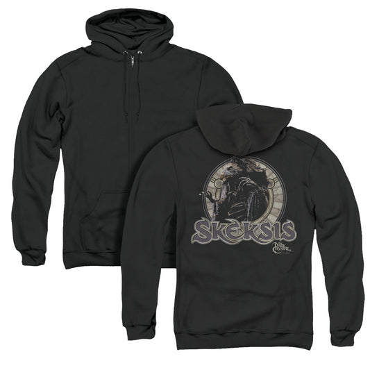 The Dark Crystal Skeksis Back Print Zipper Mens Hoodie Black