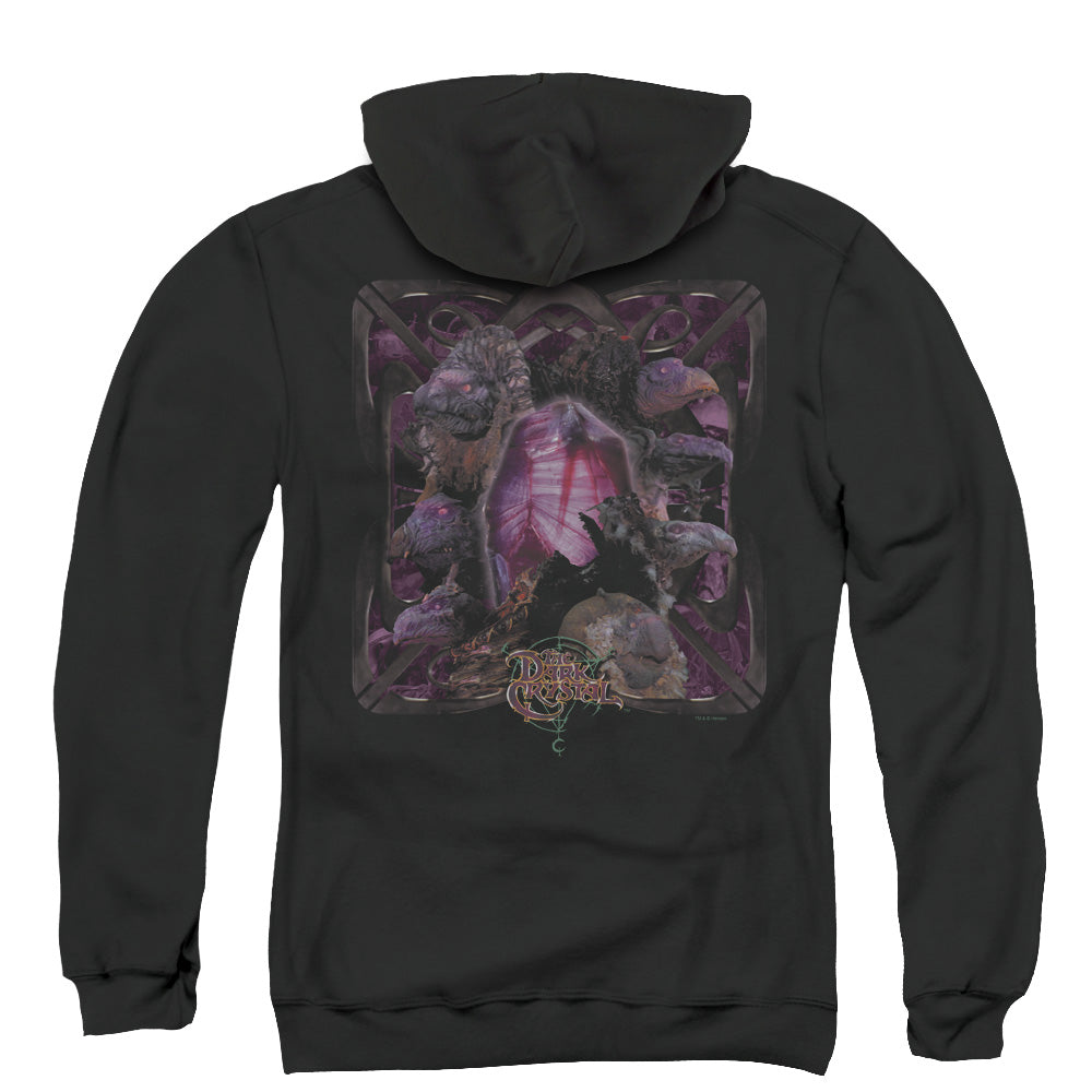 The Dark Crystal Lust For Power Back Print Zipper Mens Hoodie Black