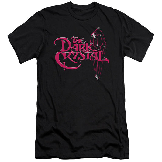 The Dark Crystal Bright Logo Slim Fit Mens T Shirt Black