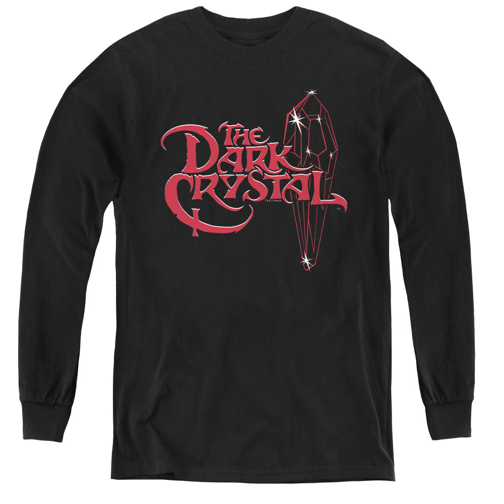 The Dark Crystal Bright Logo Long Sleeve Kids Youth T Shirt Black