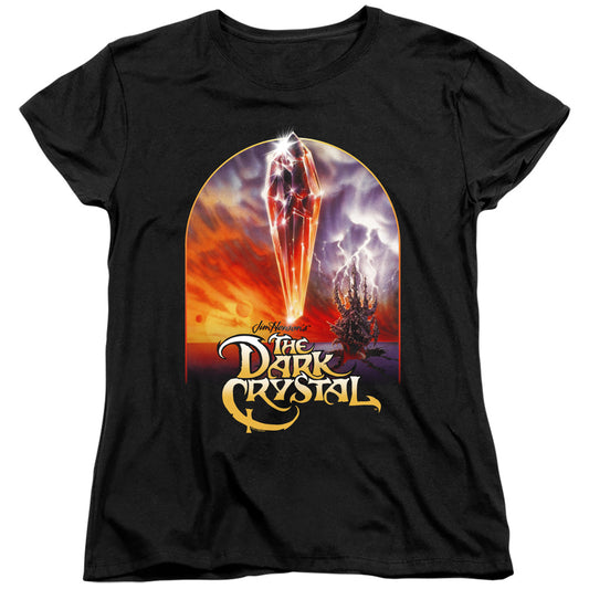 The Dark Crystal Crystal Poster Womens T Shirt Black