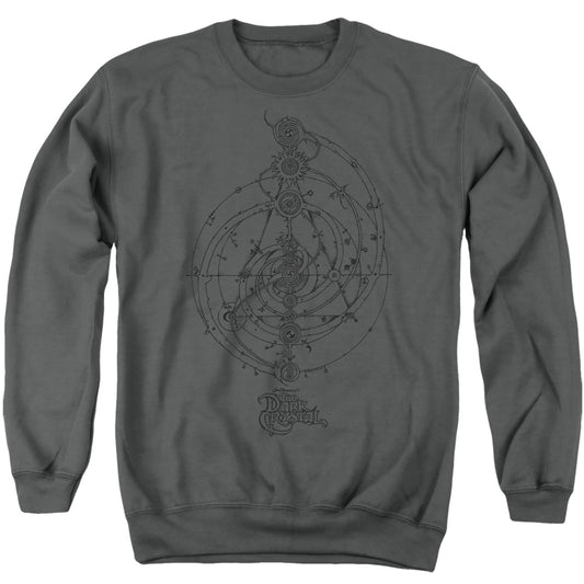 The Dark Crystal Dream Spiral Mens Crewneck Sweatshirt Charcoal