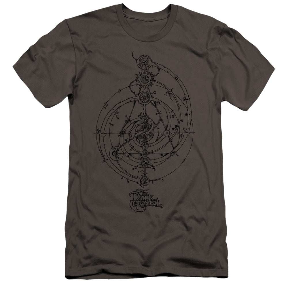 The Dark Crystal Dream Spiral Premium Bella Canvas Slim Fit Mens T Shirt Charcoal