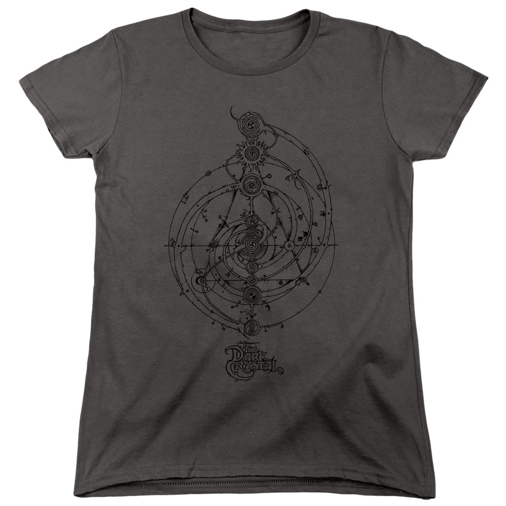 The Dark Crystal Dream Spiral Womens T Shirt Charcoal