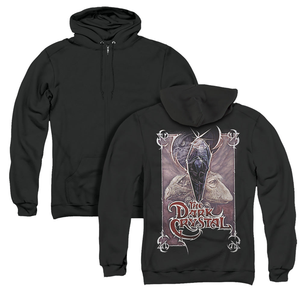 The Dark Crystal Wicked Poster Back Print Zipper Mens Hoodie Black