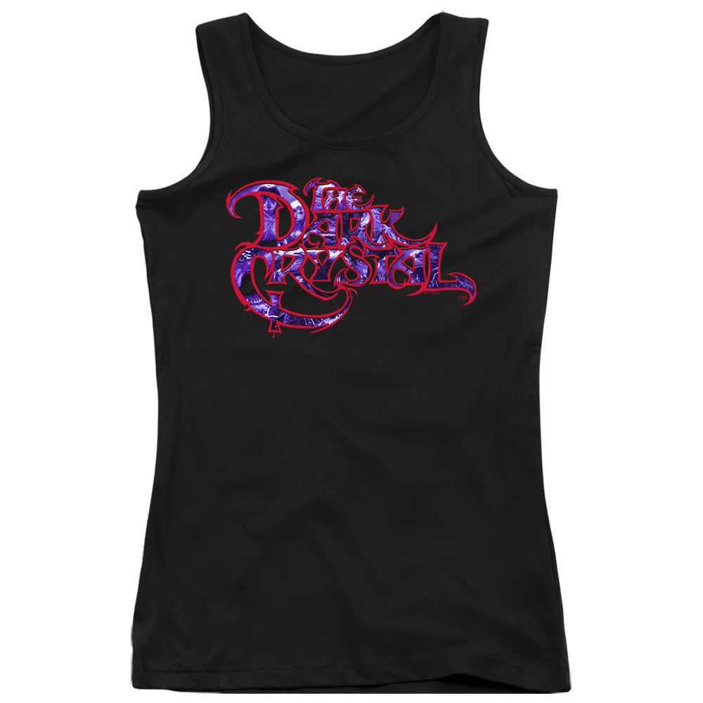 The Dark Crystal Collage Logo Womens Tank Top Shirt Black