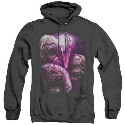 Dark Crystal Howling Heather Mens Hoodie Black Officially Licensed