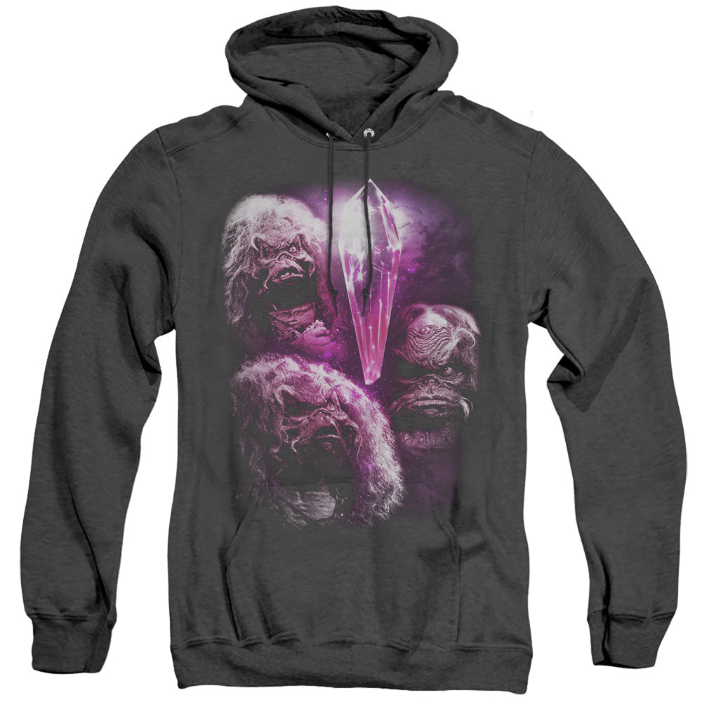 The Dark Crystal Howling Heather Mens Hoodie Black