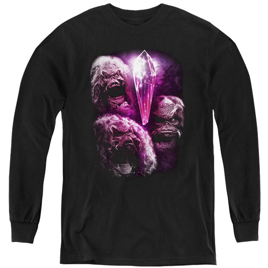 The Dark Crystal Howling Long Sleeve Kids Youth T Shirt Black