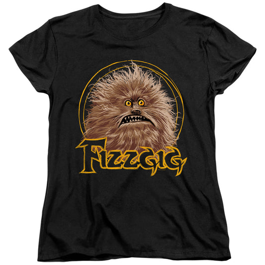 The Dark Crystal Fizzgig Womens T Shirt Black