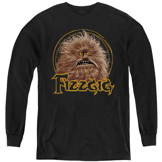 The Dark Crystal Fizzgig Long Sleeve Kids Youth T Shirt Black