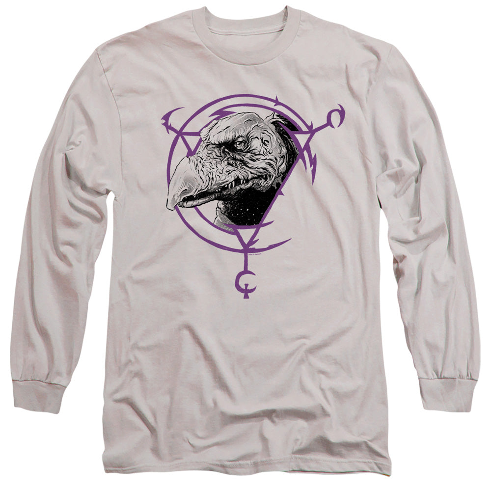 The Dark Crystal Chamberlain Mens Long Sleeve Shirt Silver